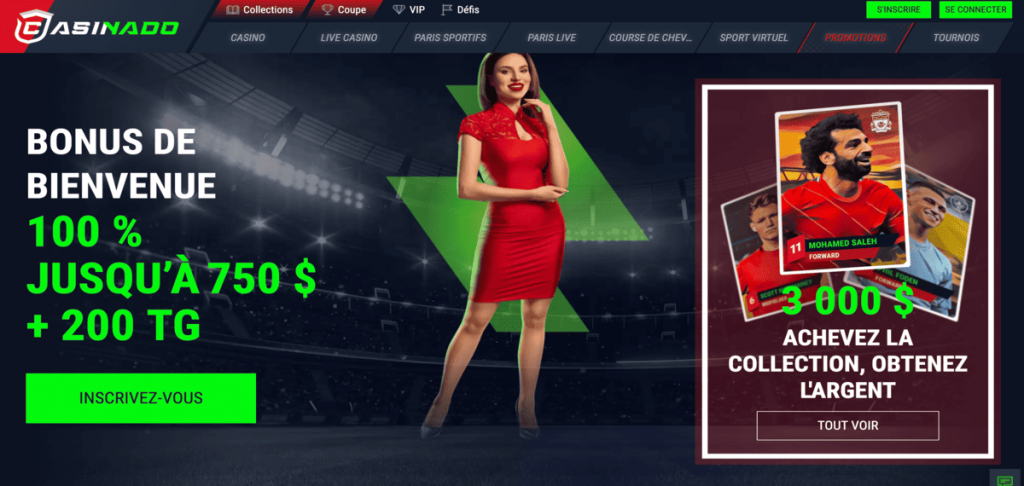 Casinado casino home