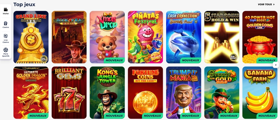 Greatwin casino top jeux