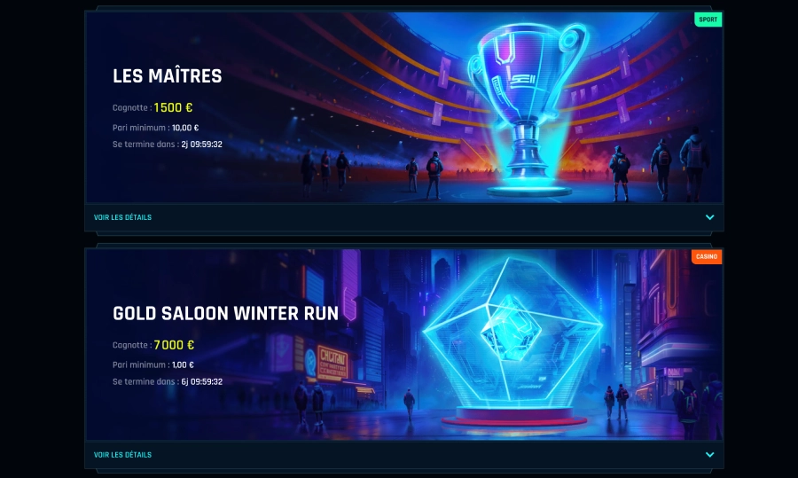 Tournois Ninlay Casino