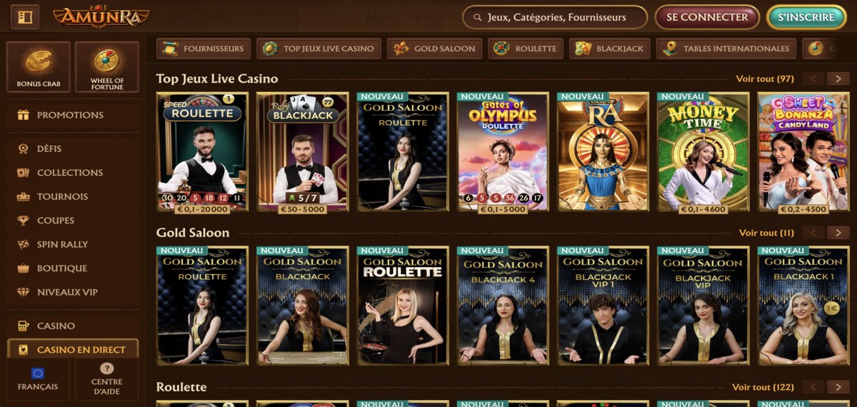 amunra live casino