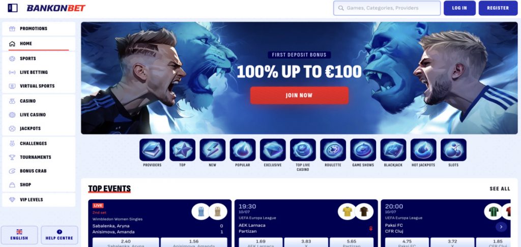 bankonbet home
