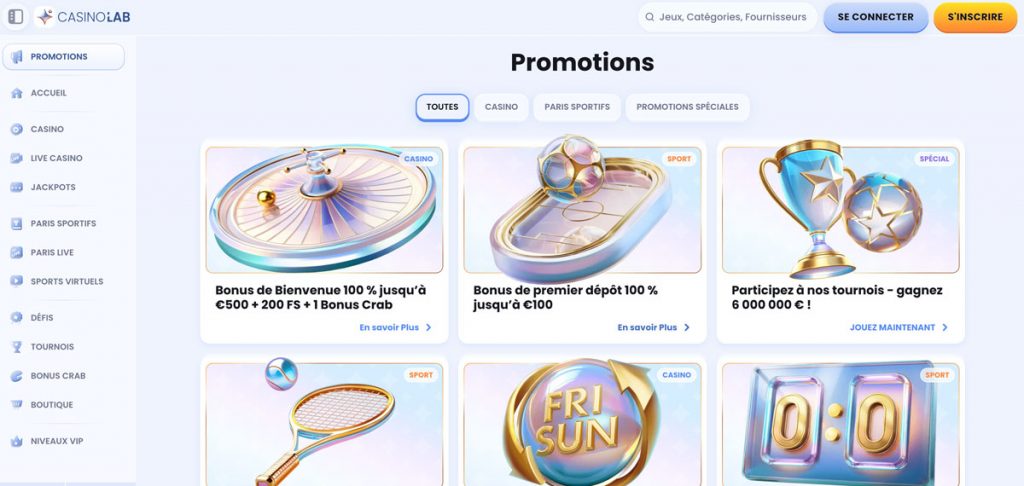 Casinolab Promotions