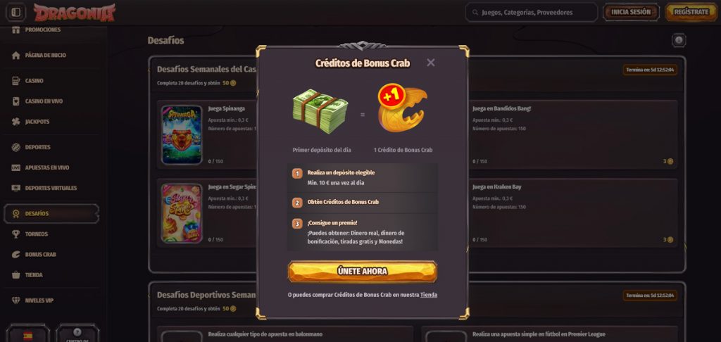 dragonia-casino-bonus-crab