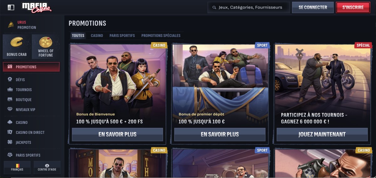 mafia promotions