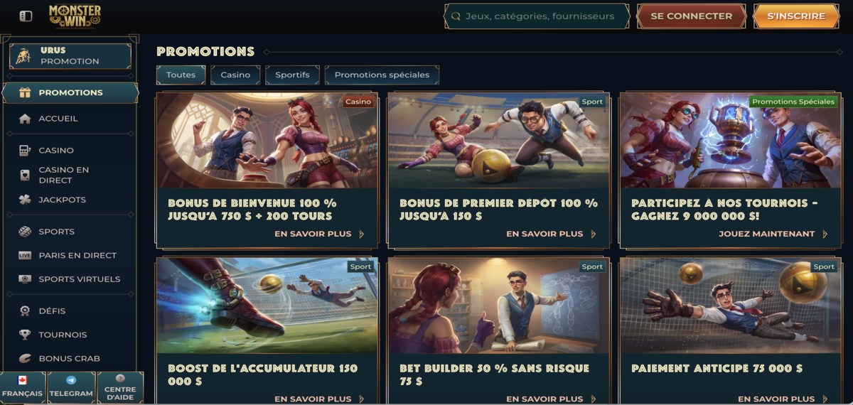 monsterwin promotions