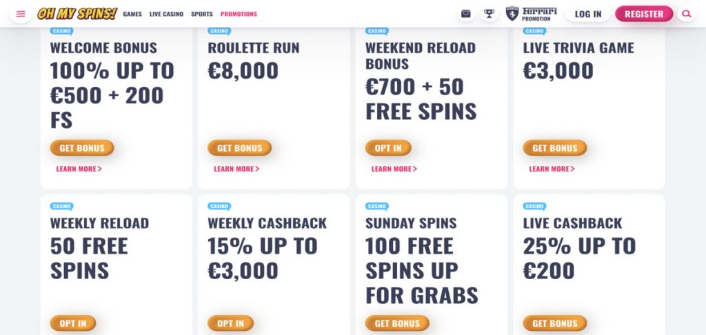 ohmyspins promo