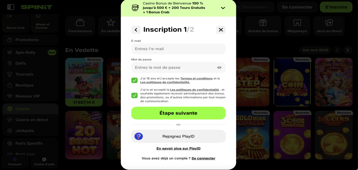 spinit login