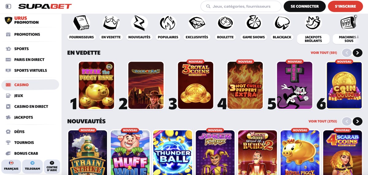supabet games