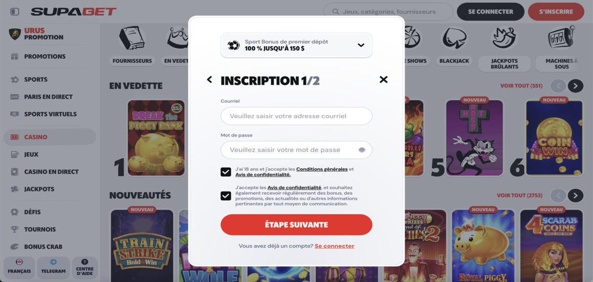 supabet login