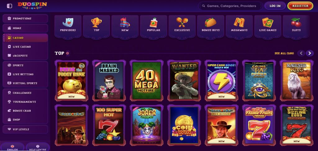 Duospin games